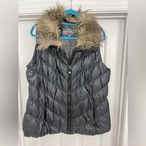 Eddie Bauer Down Vest with removable collar